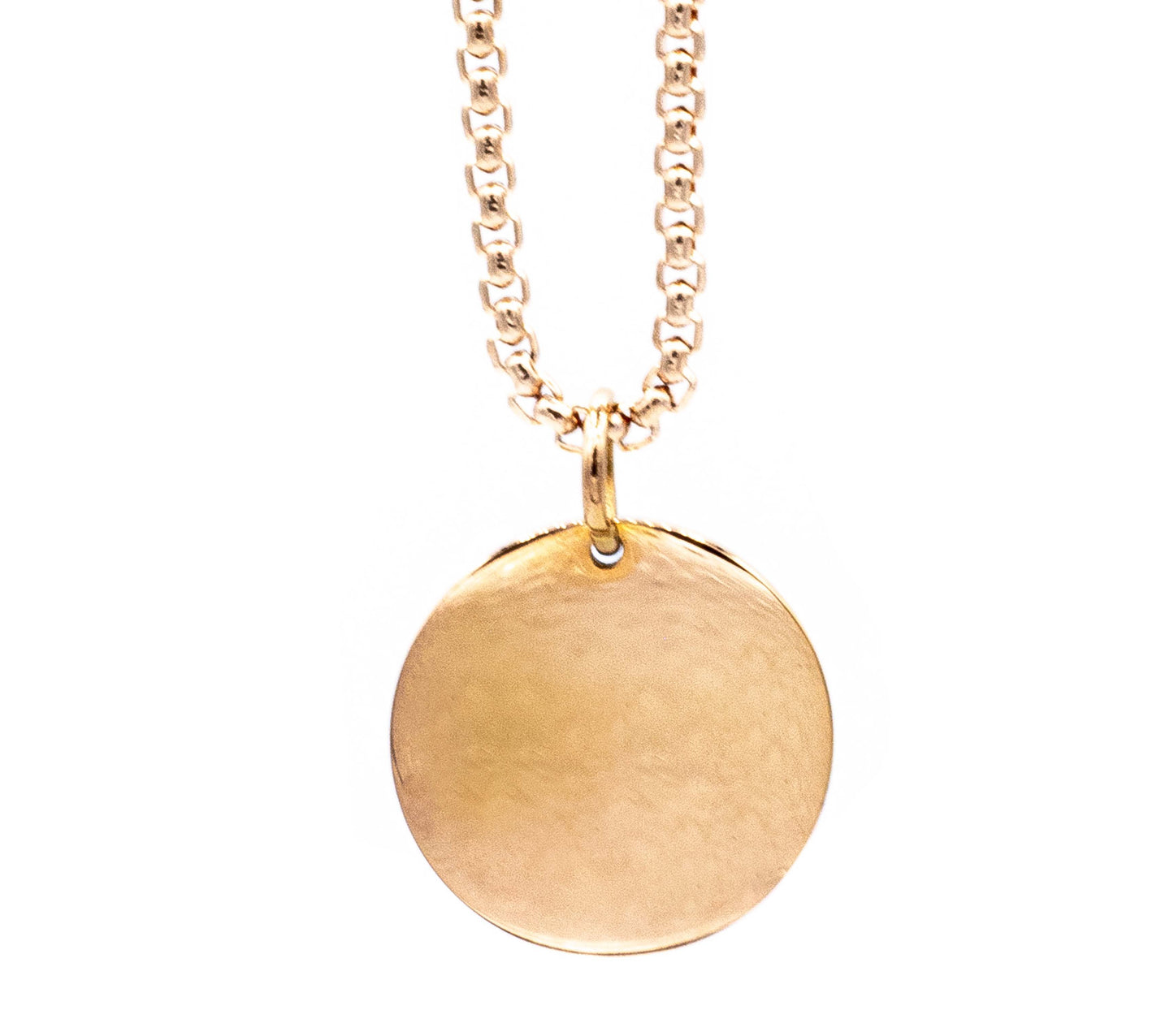 Cadena Pearl con Medalla Circular