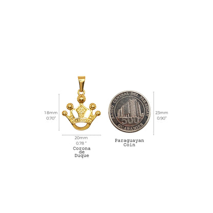 Cadena Stud con Corona de Duque