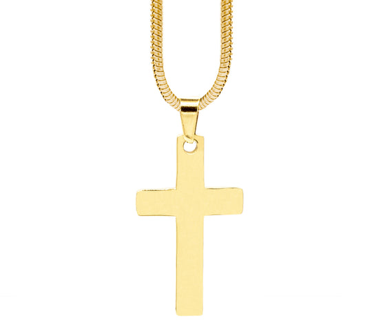 Cadena Ajustable con Cruz Minimalista