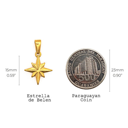 Cadena Curb con Estrella de Belen