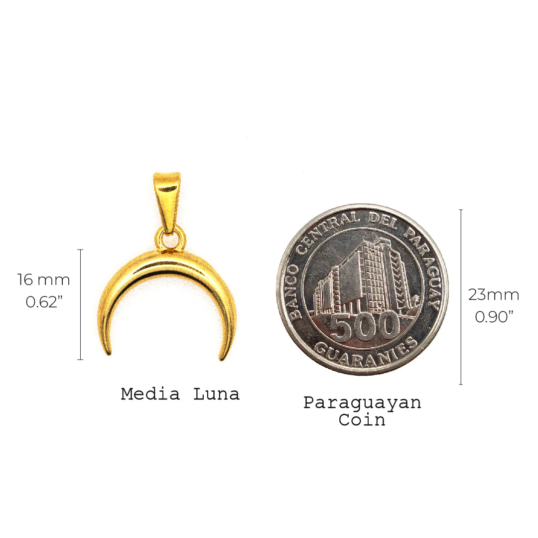 Cadena Clip con Media Luna