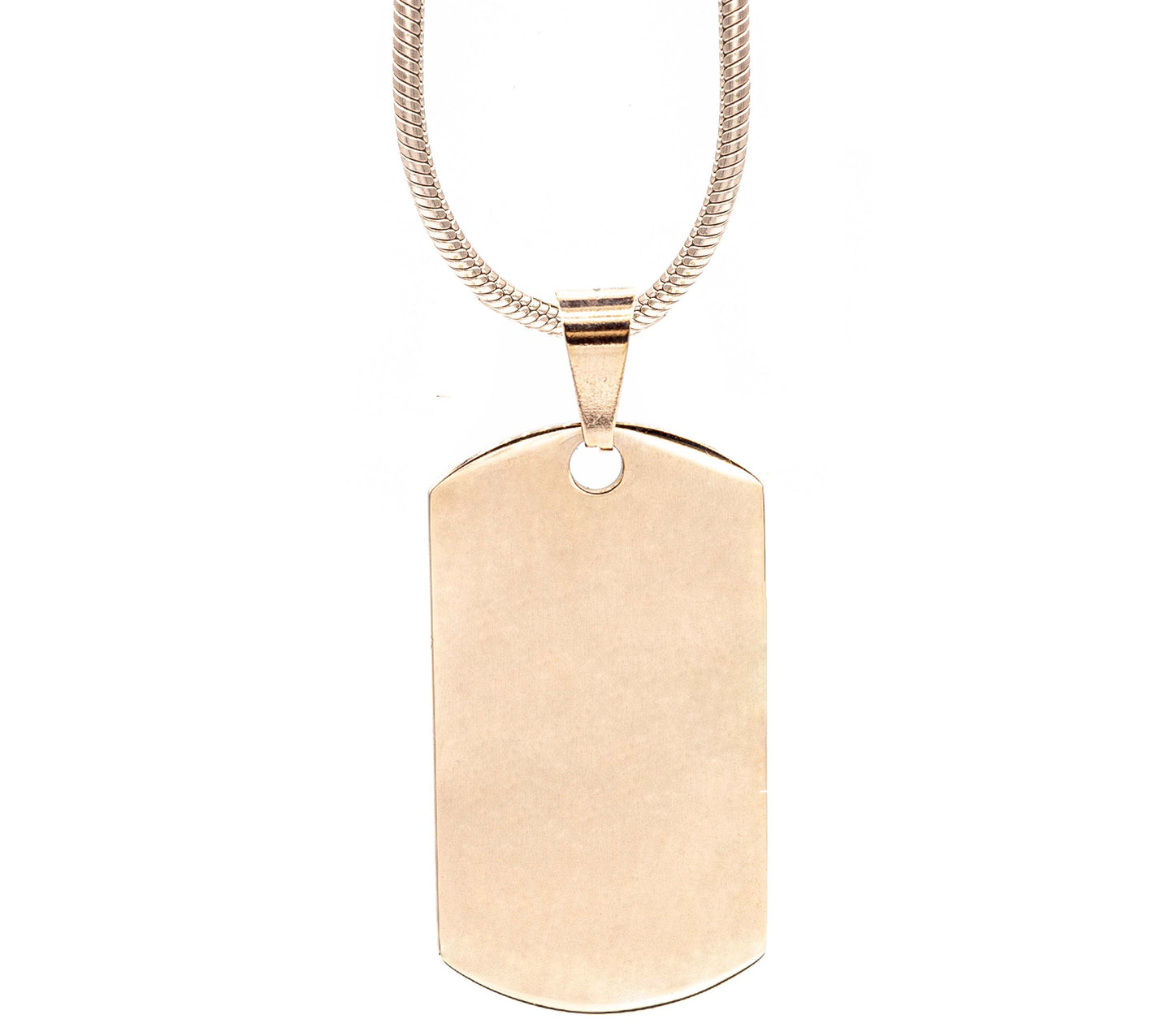 Cadena Ajustable con Medalla Militar