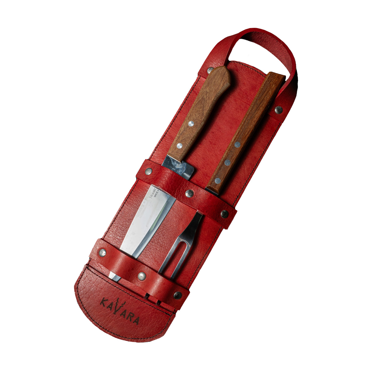 Porta Cubiertos Rojo